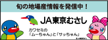 広告：JA東京むさし　カワセミのムーちゃん