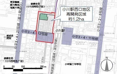 再開発区域図