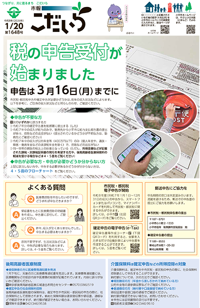 市報こだいら最新号を見る