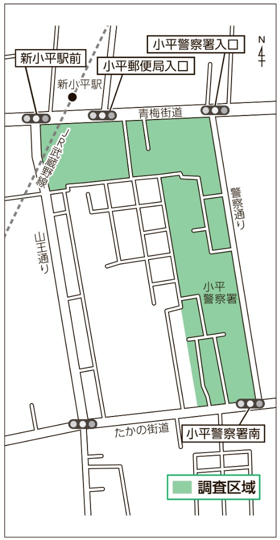 調査区域図