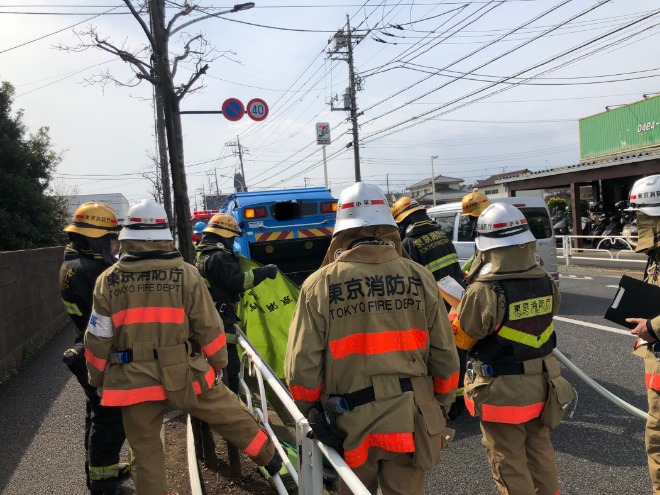 鎮火作業